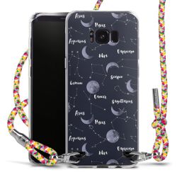 New Carry Case Transparent Stoff colourful/silber