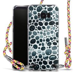 New Carry Case Transparent Stoff colourful/silber