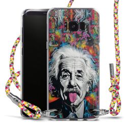 New Carry Case Transparent Stoff colourful/silber