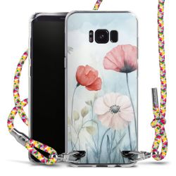 New Carry Case Transparent Stoff colourful/silber