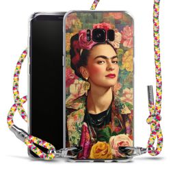 New Carry Case Transparent Stoff colourful/silber