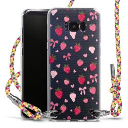 New Carry Case Transparent Stoff colourful/silber