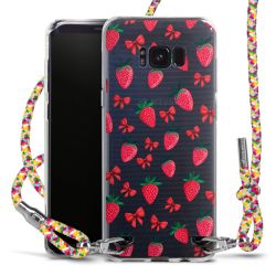 New Carry Case Transparent Stoff colourful/silber