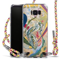 New Carry Case Transparent Stoff colourful/silber