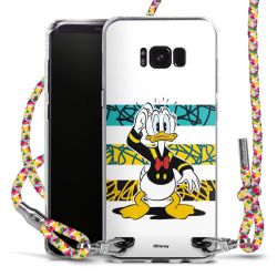 New Carry Case Transparent Stoff colourful/silber