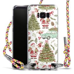 New Carry Case Transparent Stoff colourful/silber