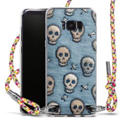 New Carry Case Transparent Stoff colourful/silber