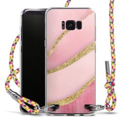 New Carry Case Transparent Stoff colourful/silber