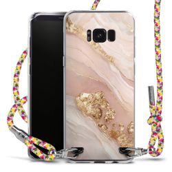 New Carry Case Transparent Stoff colourful/silber