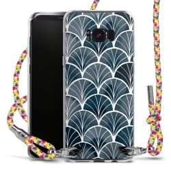 New Carry Case Transparent Stoff colourful/silber