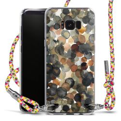 New Carry Case Transparent Stoff colourful/silber