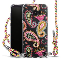 New Carry Case Transparent Stoff colourful/silber