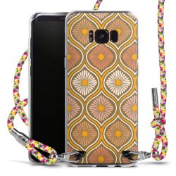 New Carry Case Transparent Stoff colourful/silber