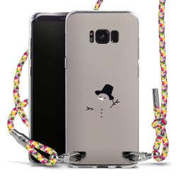 New Carry Case Transparent Stoff colourful/silber