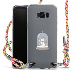 New Carry Case Transparent Stoff colourful/silber