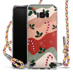 New Carry Case Transparent Stoff colourful/silber