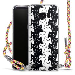 New Carry Case Transparent Stoff colourful/silber