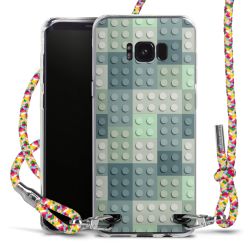 New Carry Case Transparent Stoff colourful/silber