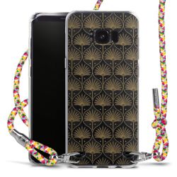 New Carry Case Transparent Stoff colourful/silber