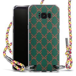 New Carry Case Transparent Stoff colourful/silber