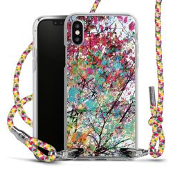 Carry Case Transparent Fabric colourful