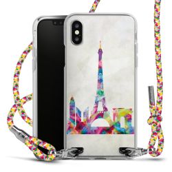 Carry Case Transparent Fabric colourful