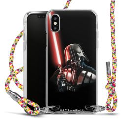 New Carry Case Transparent Stoff colourful/silber