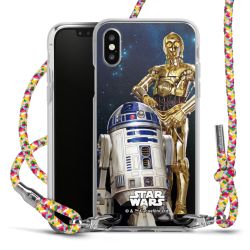 New Carry Case Transparent Stoff colourful/silber