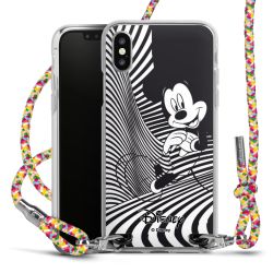 New Carry Case Transparent Stoff colourful/silber