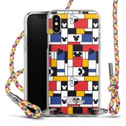 New Carry Case Transparent Stoff colourful/silber