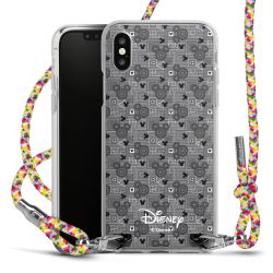 New Carry Case Transparent Stoff colourful/silber