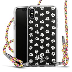 New Carry Case Transparent Stoff colourful/silber