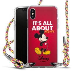 New Carry Case Transparent Stoff colourful/silber