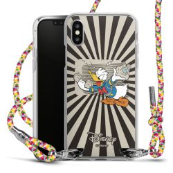 New Carry Case Transparent Stoff colourful/silber