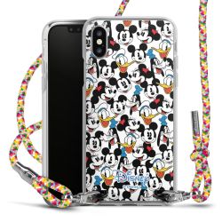 New Carry Case Transparent Stoff colourful/silber