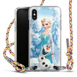 New Carry Case Transparent Stoff colourful/silber