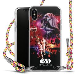 New Carry Case Transparent Stoff colourful/silber