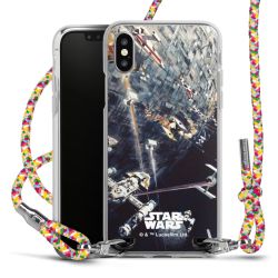 New Carry Case Transparent Stoff colourful/silber