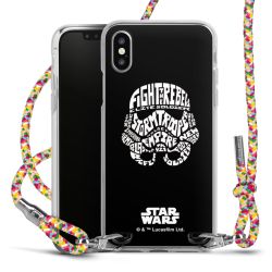 New Carry Case Transparent Stoff colourful/silber