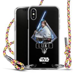 New Carry Case Transparent Stoff colourful/silber