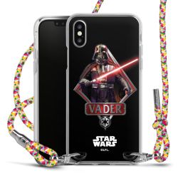 New Carry Case Transparent Stoff colourful/silber