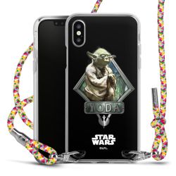 New Carry Case Transparent Stoff colourful/silber