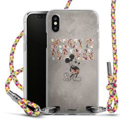 New Carry Case Transparent Stoff colourful/silber