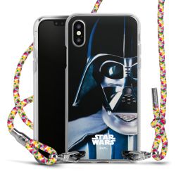 New Carry Case Transparent Stoff colourful/silber