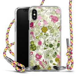 Carry Case Transparent Fabric colourful