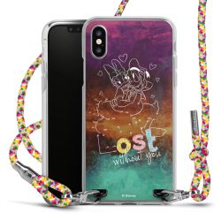 New Carry Case Transparent Stoff colourful/silber