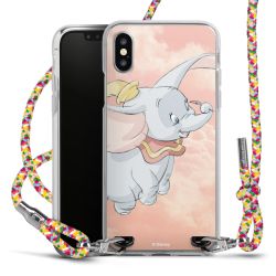 New Carry Case Transparent Stoff colourful/silber