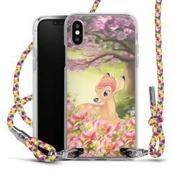 New Carry Case Transparent Stoff colourful/silber