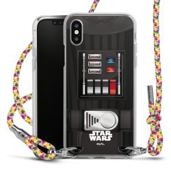 New Carry Case Transparent Stoff colourful/silber