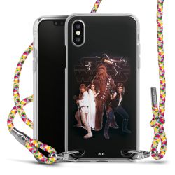 New Carry Case Transparent Stoff colourful/silber